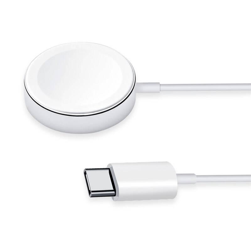 Nabíječka COTEetCI pro Apple Watch, magnetická, USB-C, 1m bílá