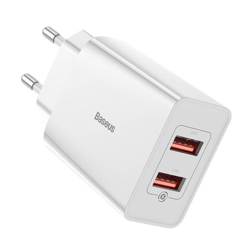 Nabíječka do sítě Baseus 2x USB,
