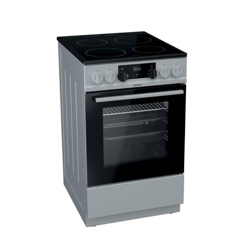 Sklokeramický sporák Gorenje EC5341SG šedý