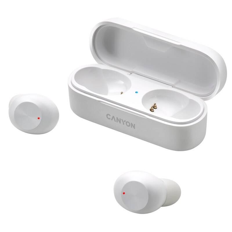 Sluchátka Canyon TWS-1 bílá