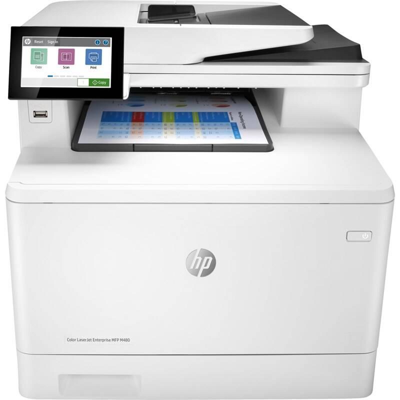 Tiskárna multifunkční HP Color LaserJet Enterprise MFP M480f bílý, Tiskárna, multifunkční, HP, Color, LaserJet, Enterprise, MFP, M480f, bílý