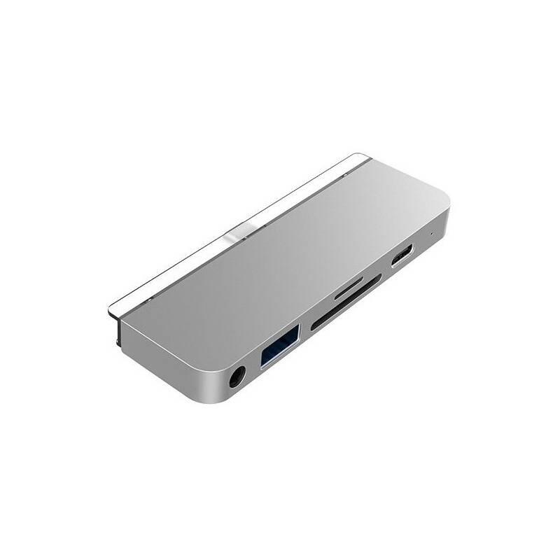 USB Hub HyperDrive 6-in-1 USB-C Hub pro iPad Pro stříbrný