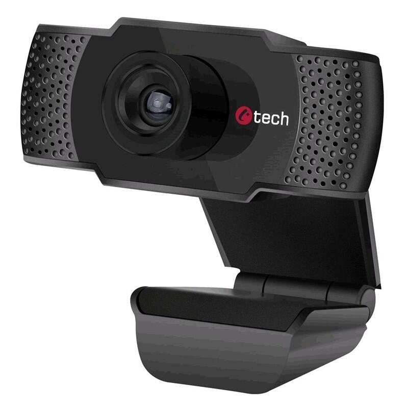 Webkamera C-Tech CAM-07HD, 720p černá