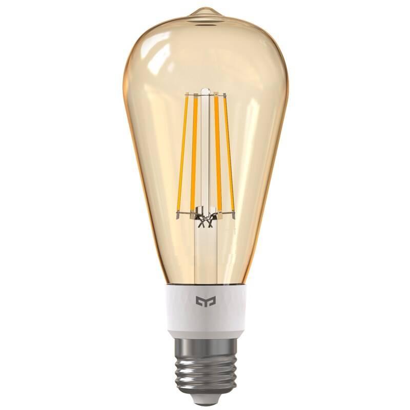 Chytrá žárovka Yeelight Smart Filament ST64, E27, 6W, teplá bílá, Chytrá, žárovka, Yeelight, Smart, Filament, ST64, E27, 6W, teplá, bílá