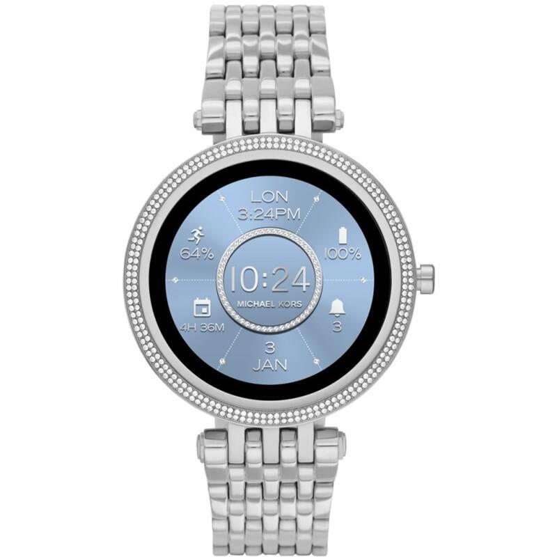 Chytré hodinky Michael Kors MKT5126 Darci Gen 5E 43mm stříbrné
