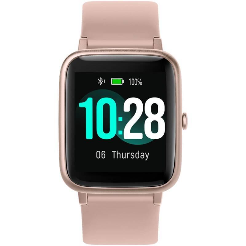 Chytré hodinky UleFone Watch růžové