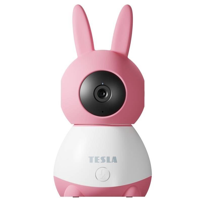 IP kamera Tesla Smart Camera 360 Baby bílá růžová