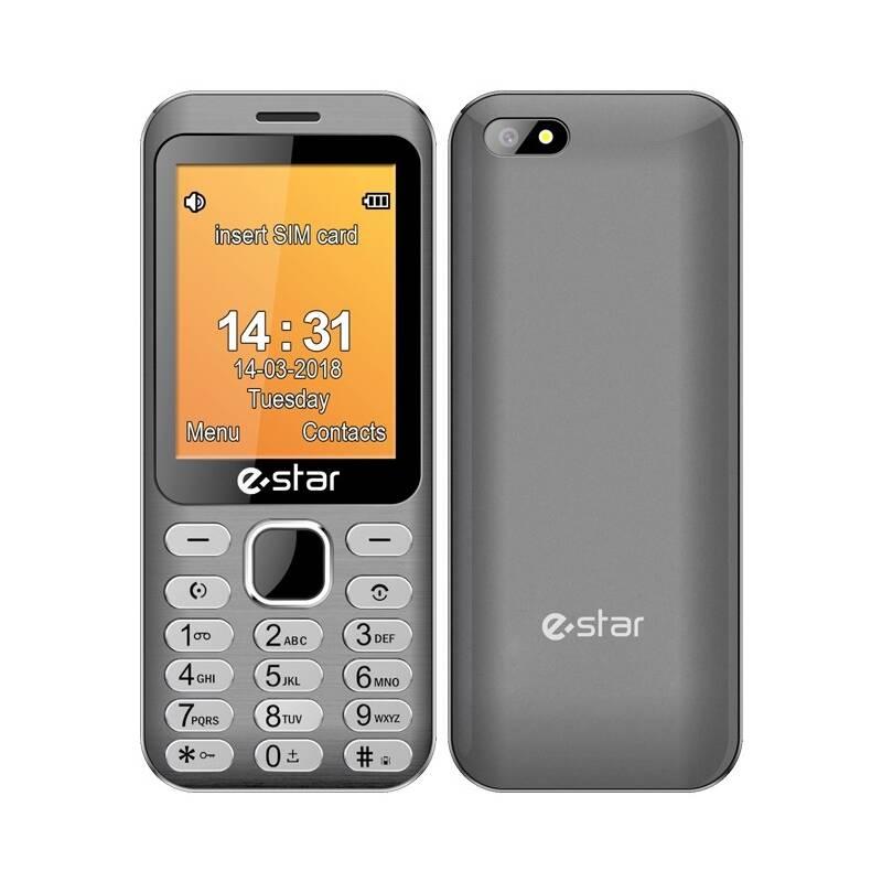 Mobilní telefon eStar X28 Dual Sim stříbrný