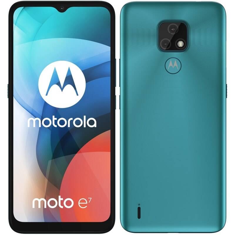 Mobilní telefon Motorola Moto E7 modrý