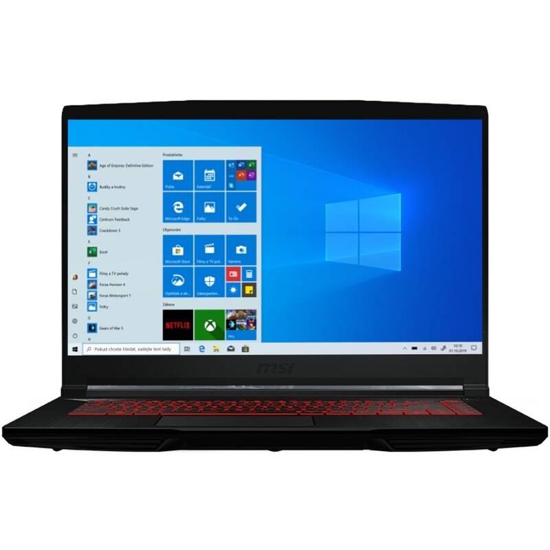 Notebook MSI GF65 Thin 10SER-1213CZ černý