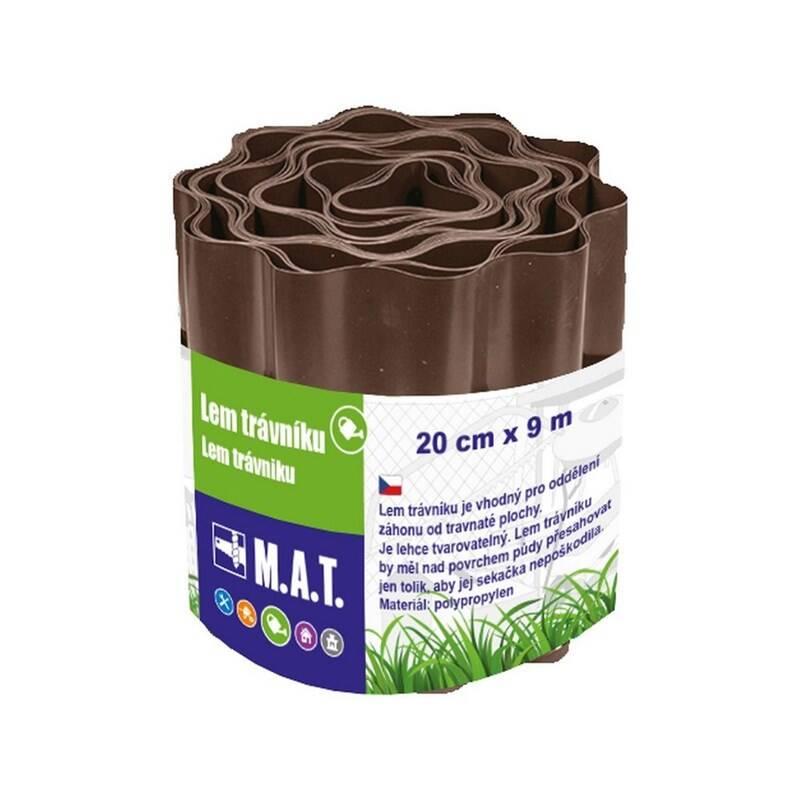 Obrubník M.A.T.715901 20cmx9m hnědý