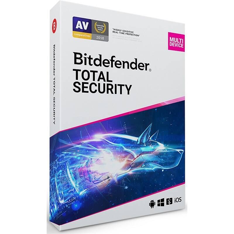 Software Bitdefender Total Security 5 zařízení