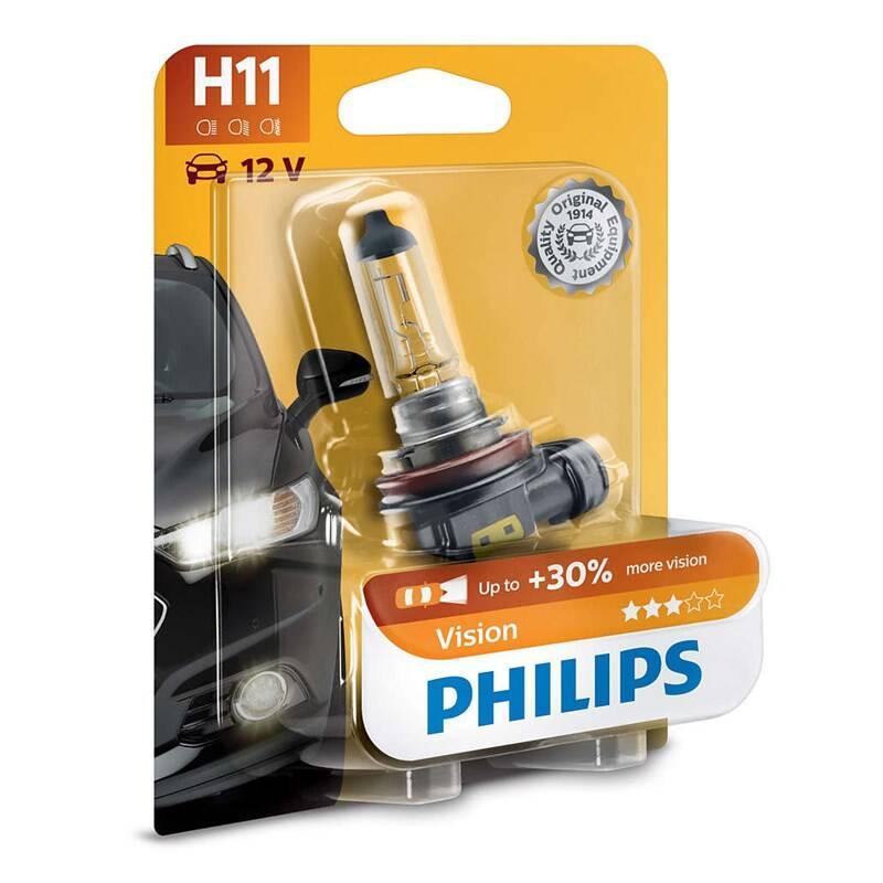Autožárovka Philips H11 Vision 1 ks, Autožárovka, Philips, H11, Vision, 1, ks