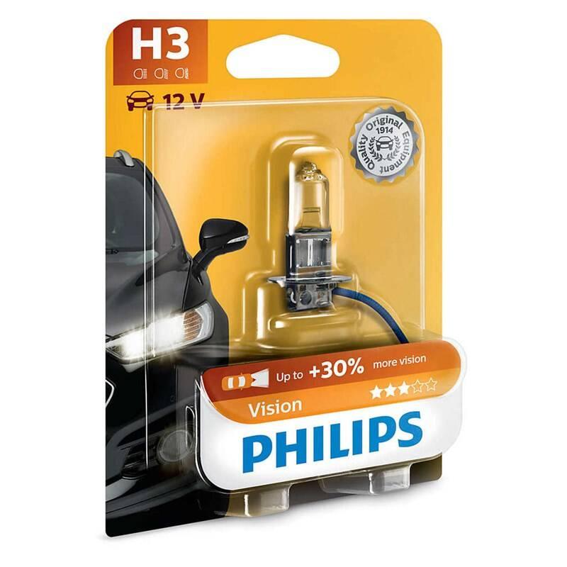 Autožárovka Philips H3 Vision 1 ks, Autožárovka, Philips, H3, Vision, 1, ks