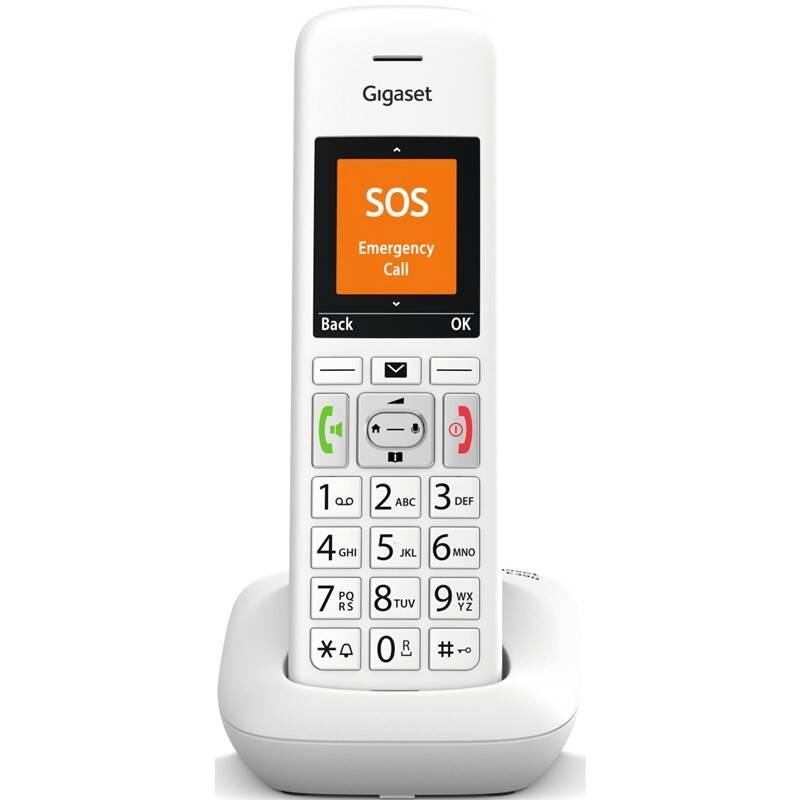 Domácí telefon Gigaset E390 bílý