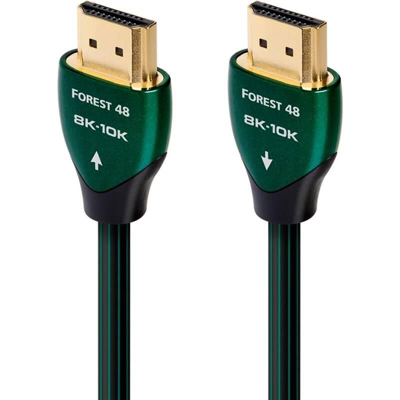Kabel AUDIOQUEST HDMI 2.1 Forest 48, 0,6 m černý zelený
