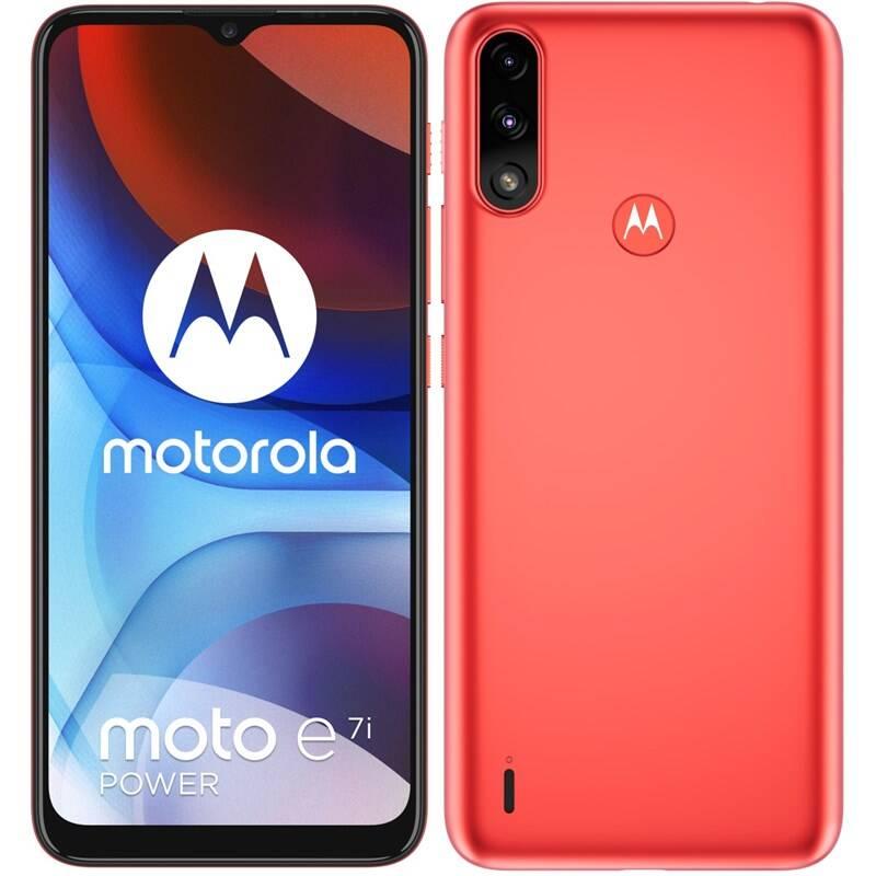 Mobilní telefon Motorola Moto E7i Power červený