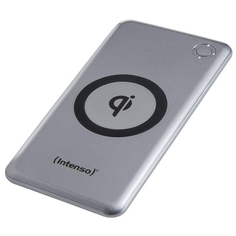 Powerbank Intenso Wireless 10000mAh stříbrná