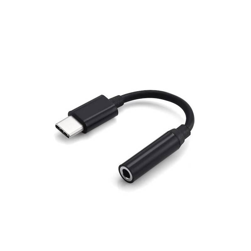 Redukce Forever USB-C 3,5mm Jack černá