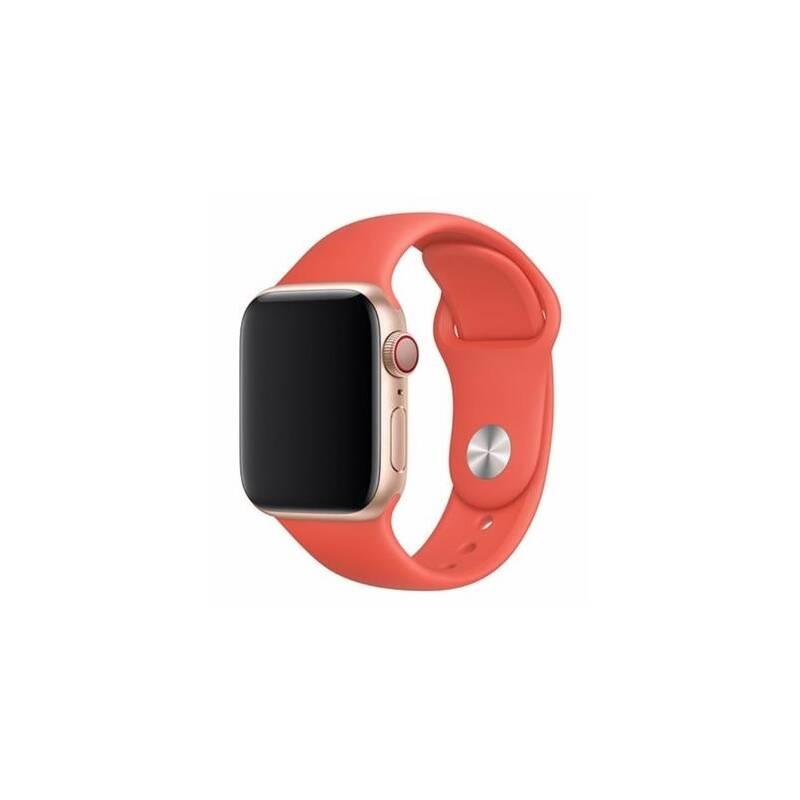 Řemínek Devia Deluxe Sport na Apple Watch 40mm 38mm oranžový