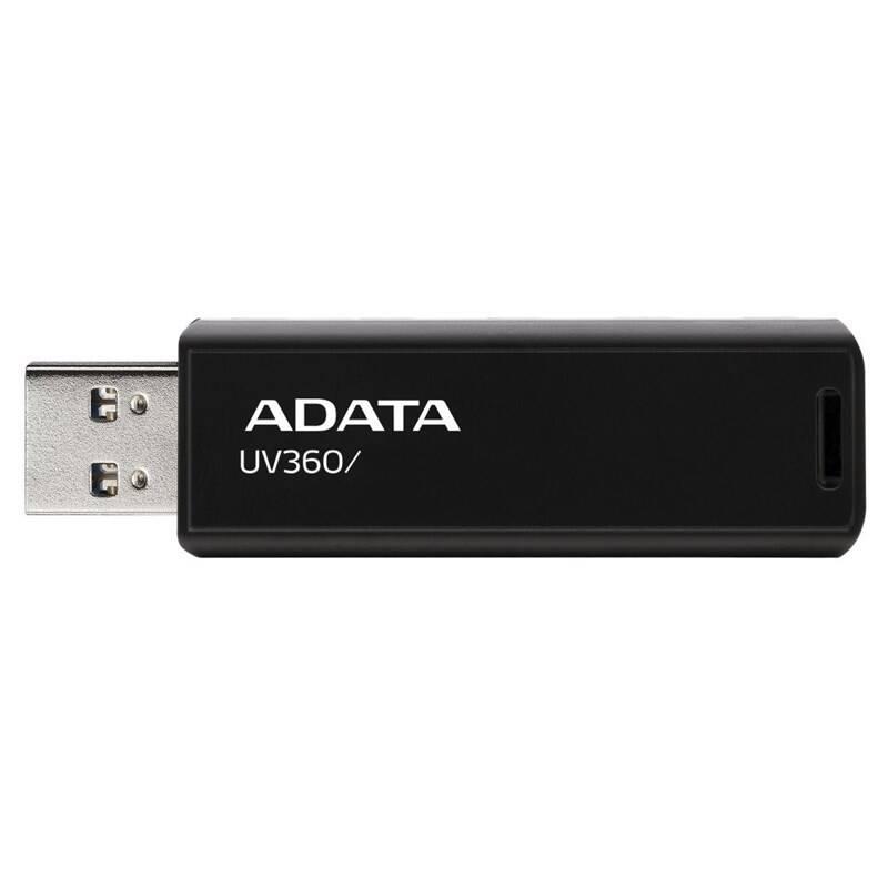 USB Flash ADATA UV360 64GB černý, USB, Flash, ADATA, UV360, 64GB, černý