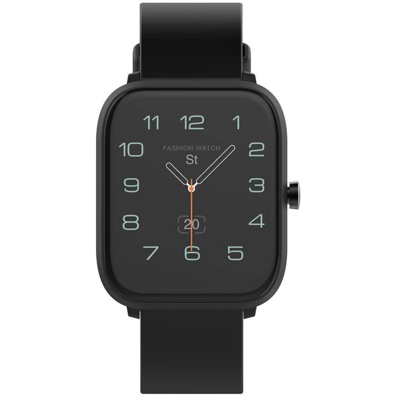 Chytré hodinky iGET Fit F45, 2x řemínek černé, Chytré, hodinky, iGET, Fit, F45, 2x, řemínek, černé