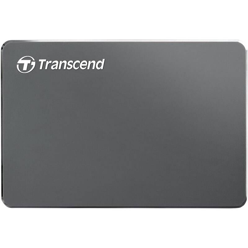 Externí pevný disk 2,5" Transcend StoreJet 25C3N 1TB, USB 3.0 šedý