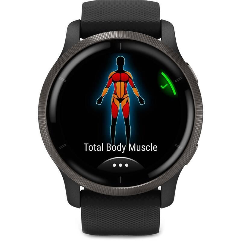 GPS hodinky Garmin Venu2 Slate Black Band
