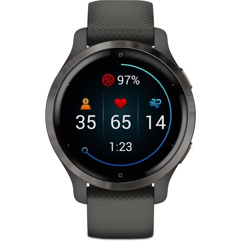 GPS hodinky Garmin Venu2S Slate Black