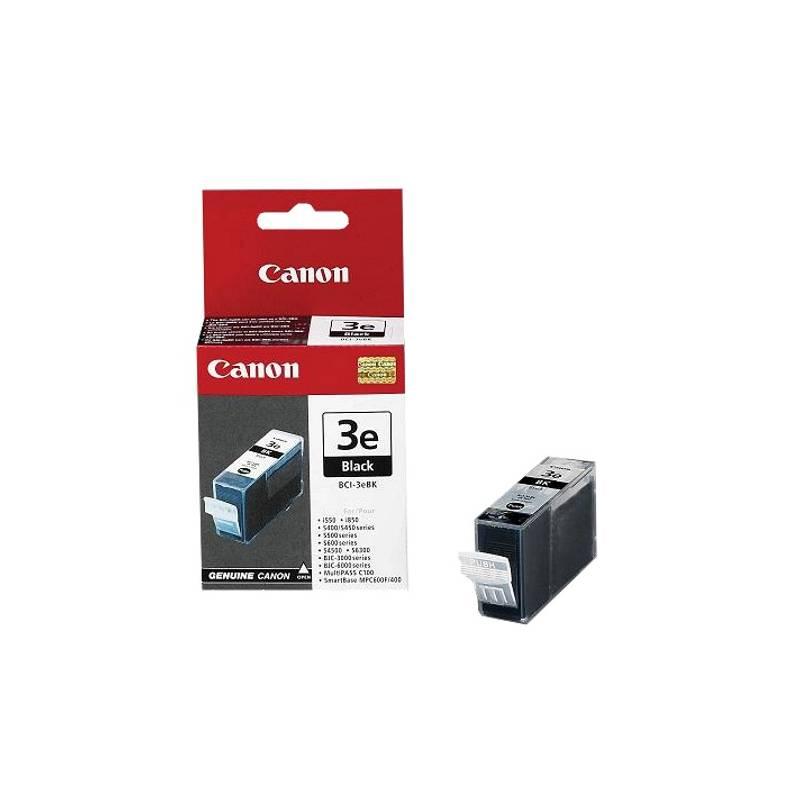 Inkoustová náplň Canon BCI-3eBk, 210 stran - originální černá