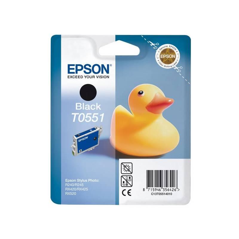 Inkoustová náplň Epson T0551, 8ml -