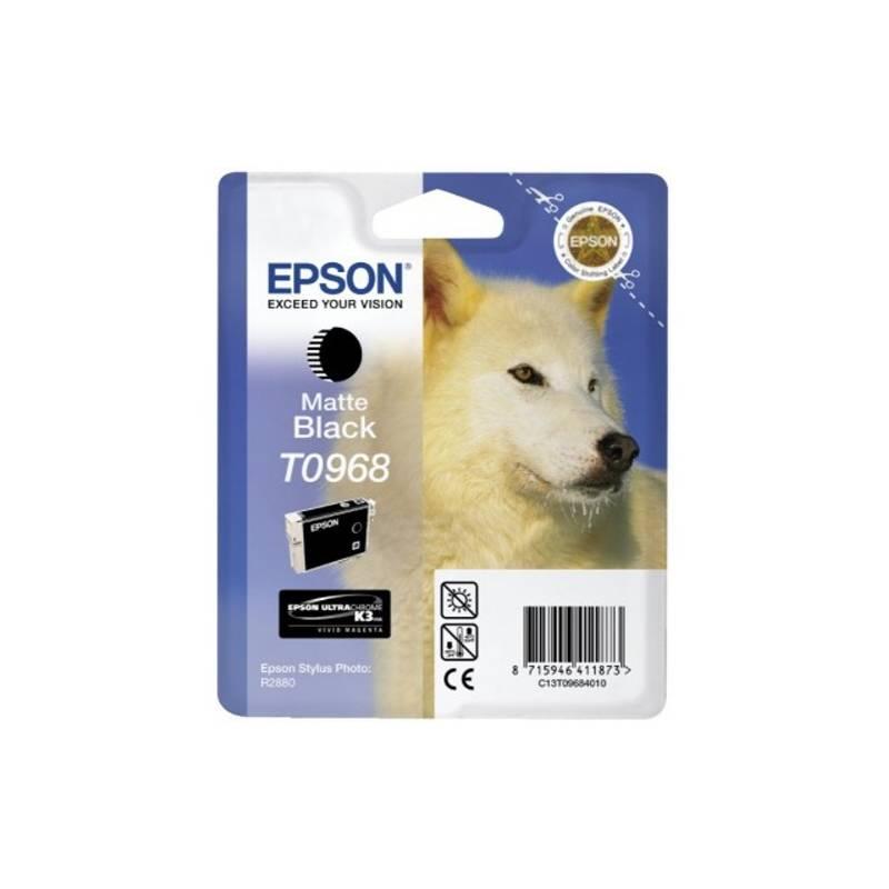 Inkoustová náplň Epson T0968, 13ml černá