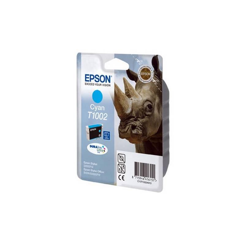 Inkoustová náplň Epson T1002, 11ml modrá