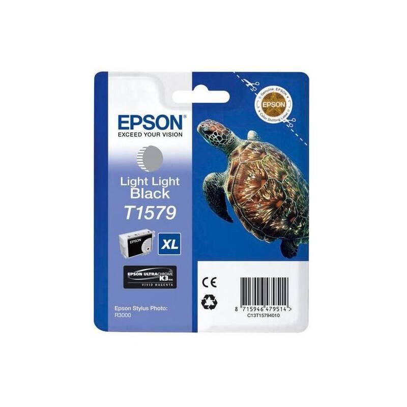 Inkoustová náplň Epson T1579, 25,9ml - originální černá