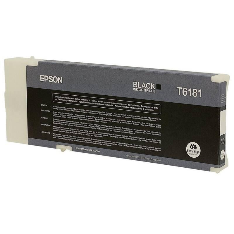 Inkoustová náplň Epson T618100, 198ml černá