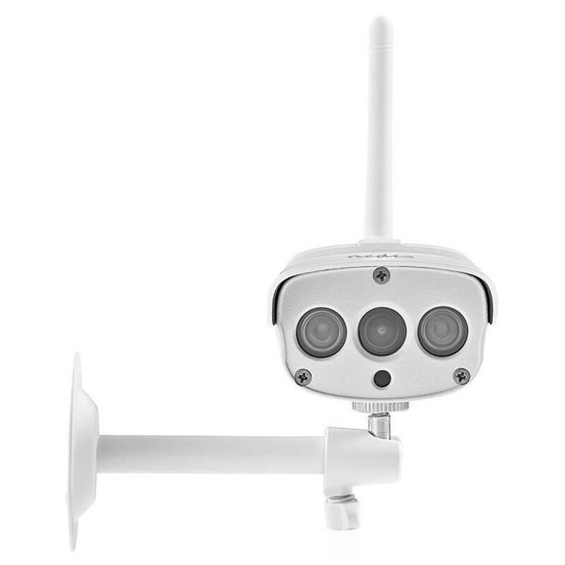 IP kamera Nedis WIFICO030CWT, venkovní, IP67, Wi-Fi, 1080p bílá