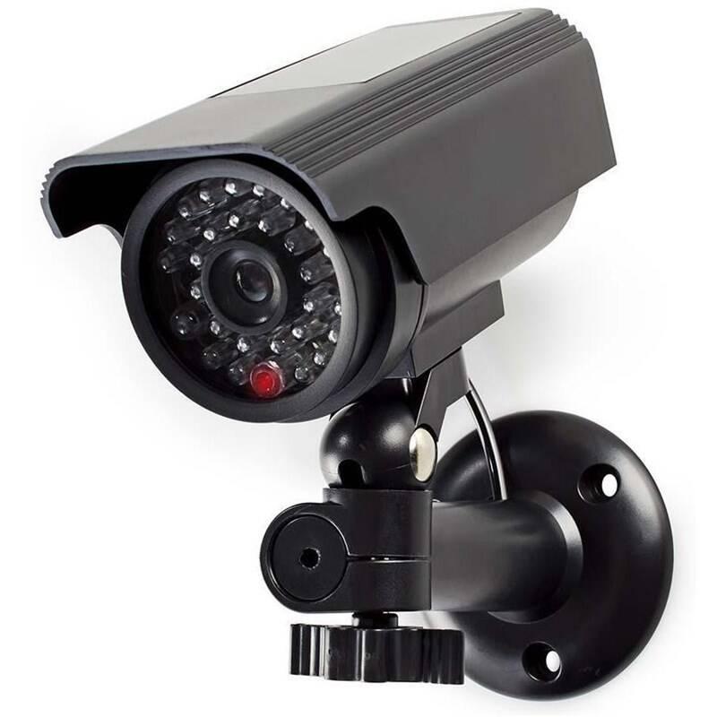 Maketa zabezpečovací kamery Nedis s blikající LED, bullet, IP44, venkovní, Maketa, zabezpečovací, kamery, Nedis, s, blikající, LED, bullet, IP44, venkovní