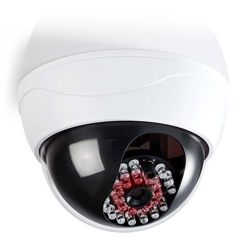 Maketa zabezpečovací kamery Nedis s infračervenou LED, dome, IP44, venkovní i vnitřní, Maketa, zabezpečovací, kamery, Nedis, s, infračervenou, LED, dome, IP44, venkovní, i, vnitřní