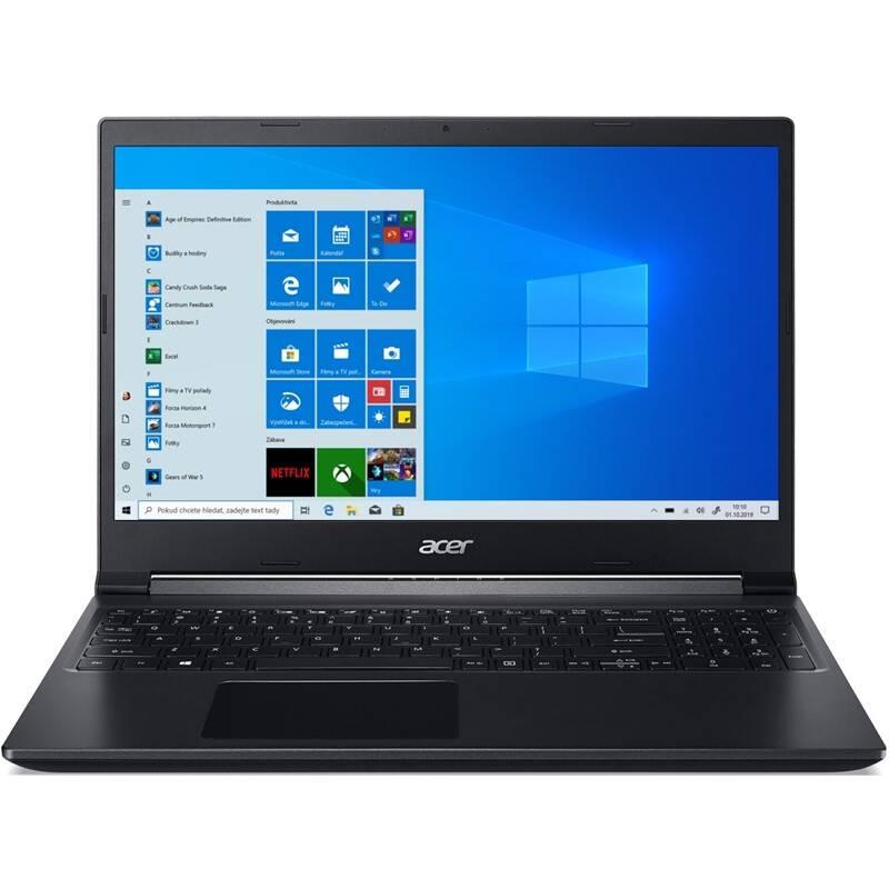 Notebook Acer Aspire 7 černý