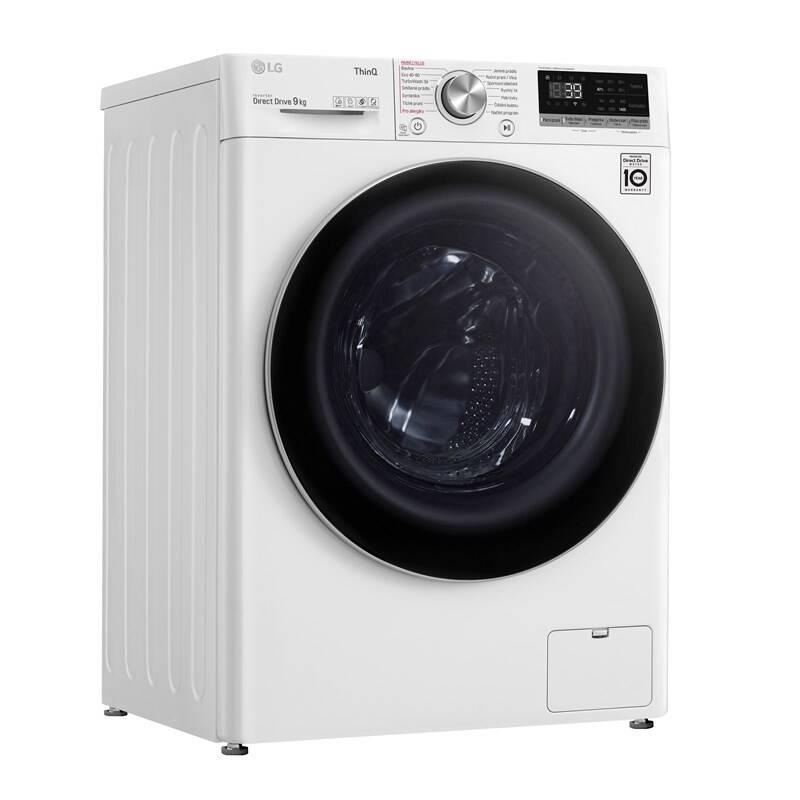 Pračka LG F4WV909P1E bílá