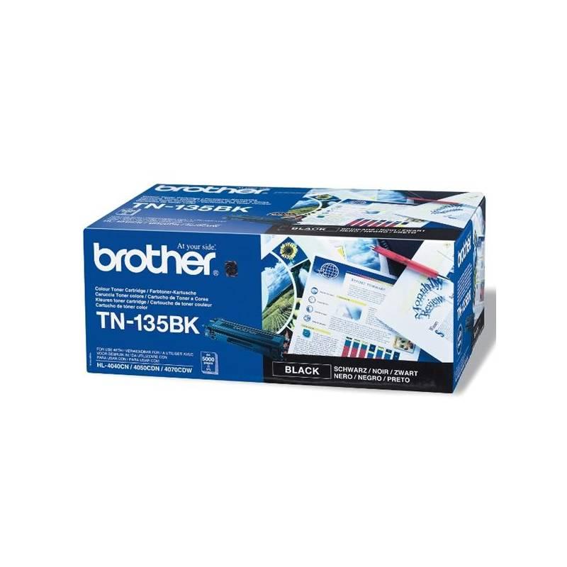 Toner Brother TN-135BK, 5000 stran - originální černý