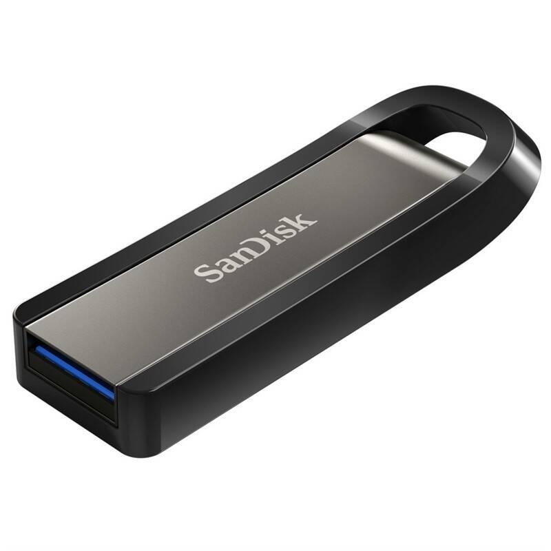 USB Flash SanDisk Ultra Extreme Go 128GB černý stříbrný, USB, Flash, SanDisk, Ultra, Extreme, Go, 128GB, černý, stříbrný
