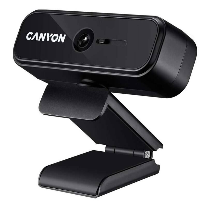 Webkamera Canyon C2N Full HD 1080p černá, Webkamera, Canyon, C2N, Full, HD, 1080p, černá