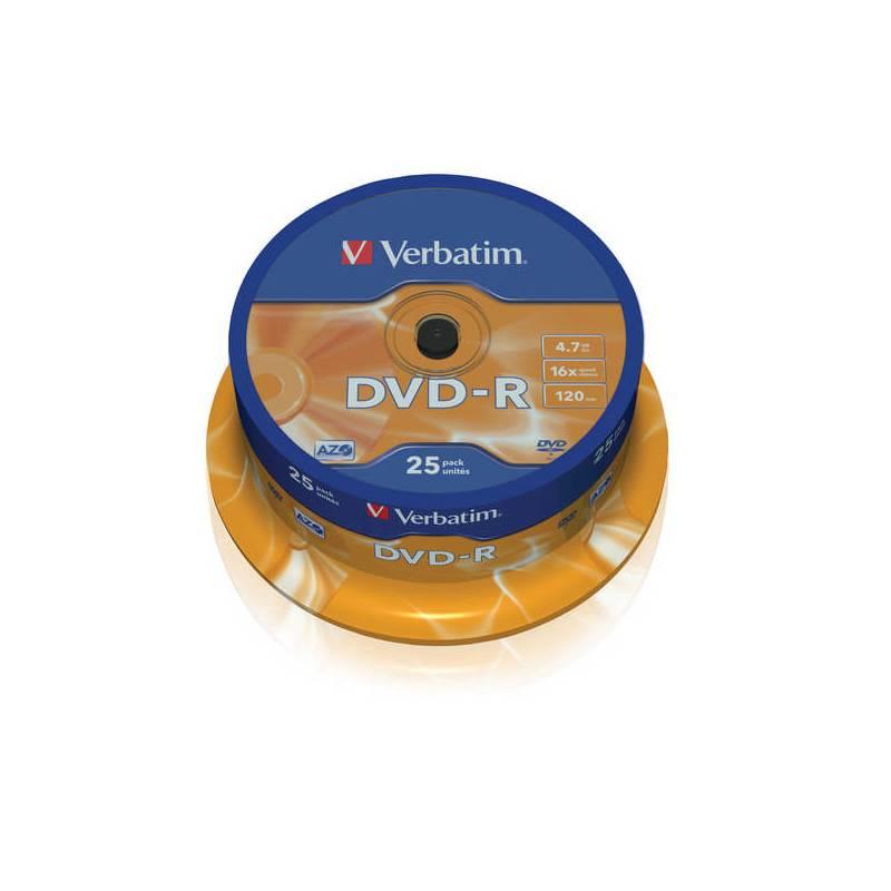 Disk Verbatim DVD-R 4,7GB, 16x, 25cake