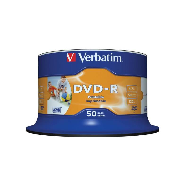 Disk Verbatim DVD-R 4.7GB, 16x, printable,