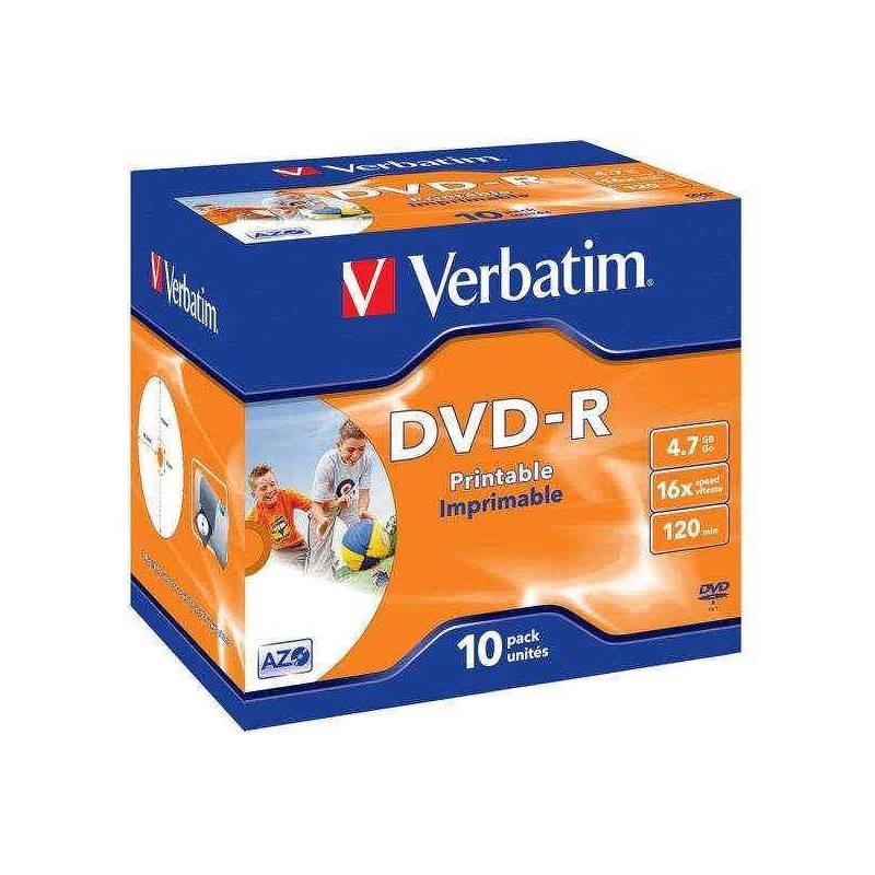 Disk Verbatim DVD-R 4.7GB, 16x, printable,