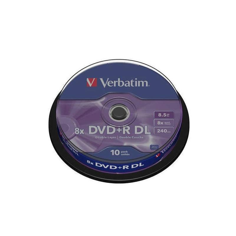 Disk Verbatim DVD R DualLayer, 8.5GB, 8x, 10cake
