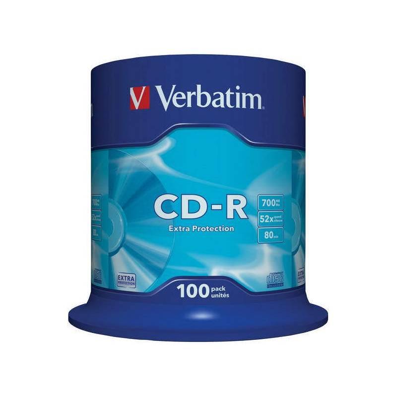 Disk Verbatim Extra Protection CD-R DL 700MB 80min, 52x, 100-cake, Disk, Verbatim, Extra, Protection, CD-R, DL, 700MB, 80min, 52x, 100-cake
