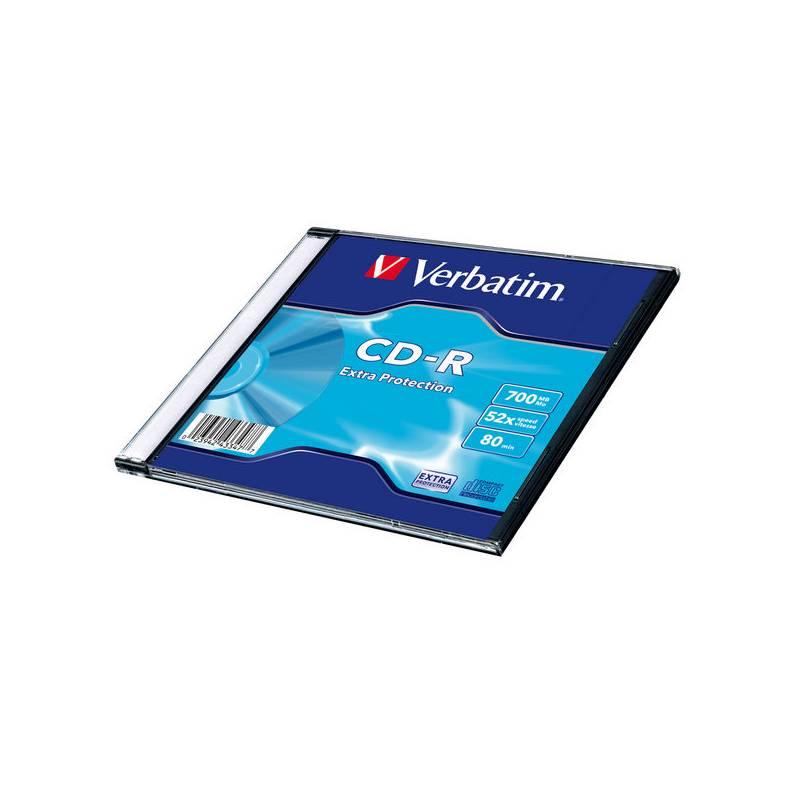 Disk Verbatim Extra Protection CD-R DL 700MB 80min, 52x, slim, 200ks