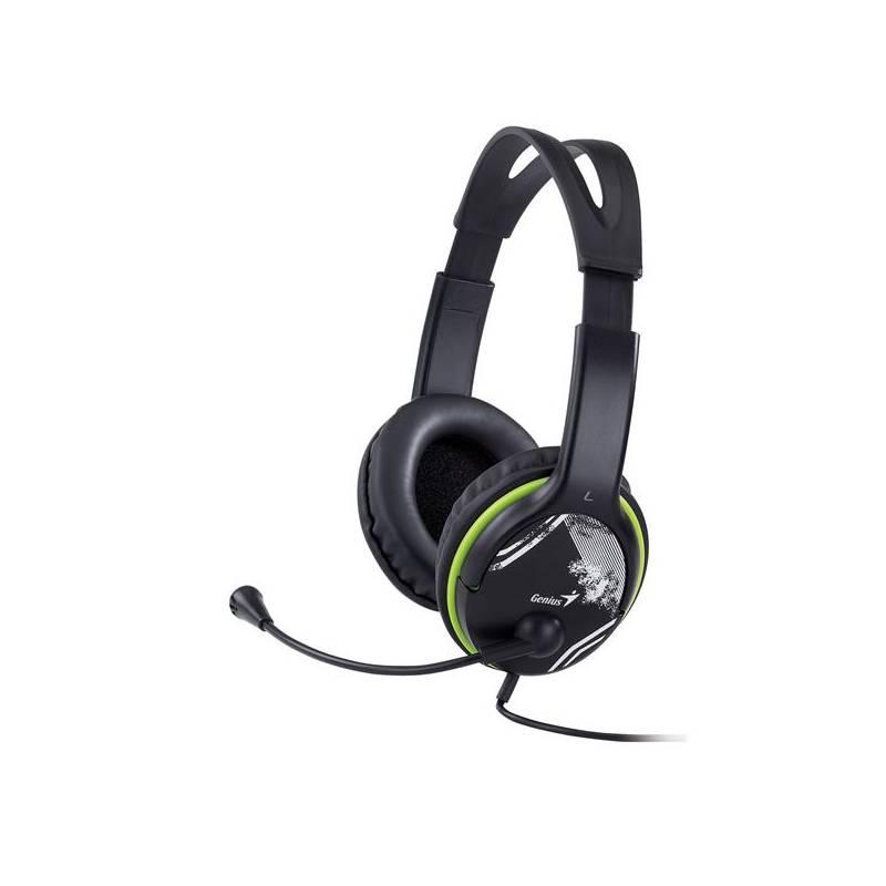 Headset Genius HS-400A černý zelený